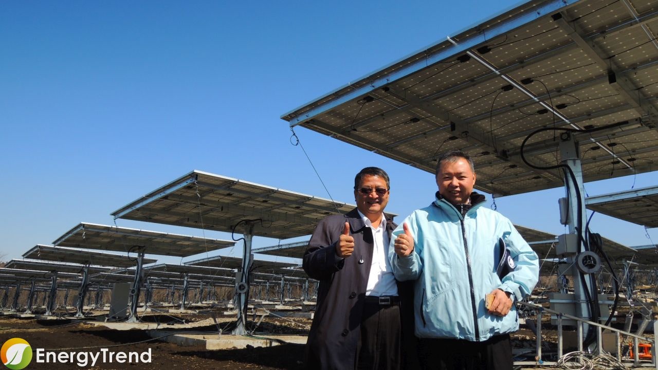 iPV tracker the best dual-axis solar trackers enhance solar energy ouput and helps Bigsun to win a 5.5MW PV power plant contract in Japan